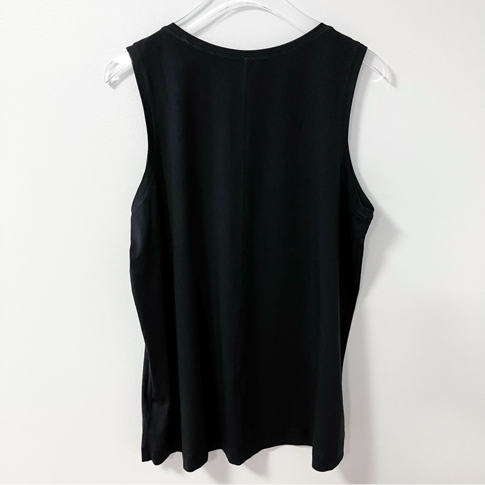 Pact | Black Jersey Swing Tank Top XL Capsule Minimalist Staple Summer - Picture 2 of 4